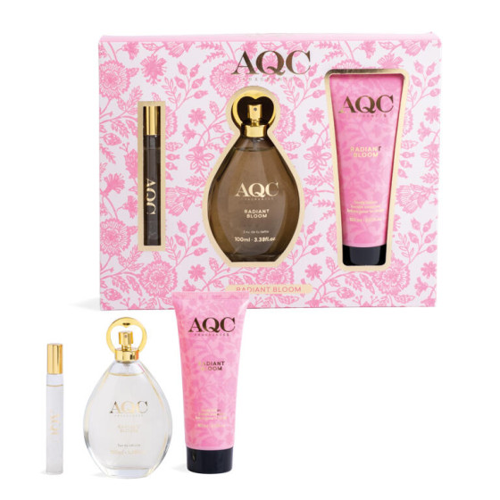 AQC FRAGRANCES SET 3PZ. BODY LOTION + FRAGRANCE+ MINISIZE