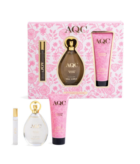 AQC FRAGRANCES SET 3PZ. BODY LOTION + FRAGRANCE+ MINISIZE