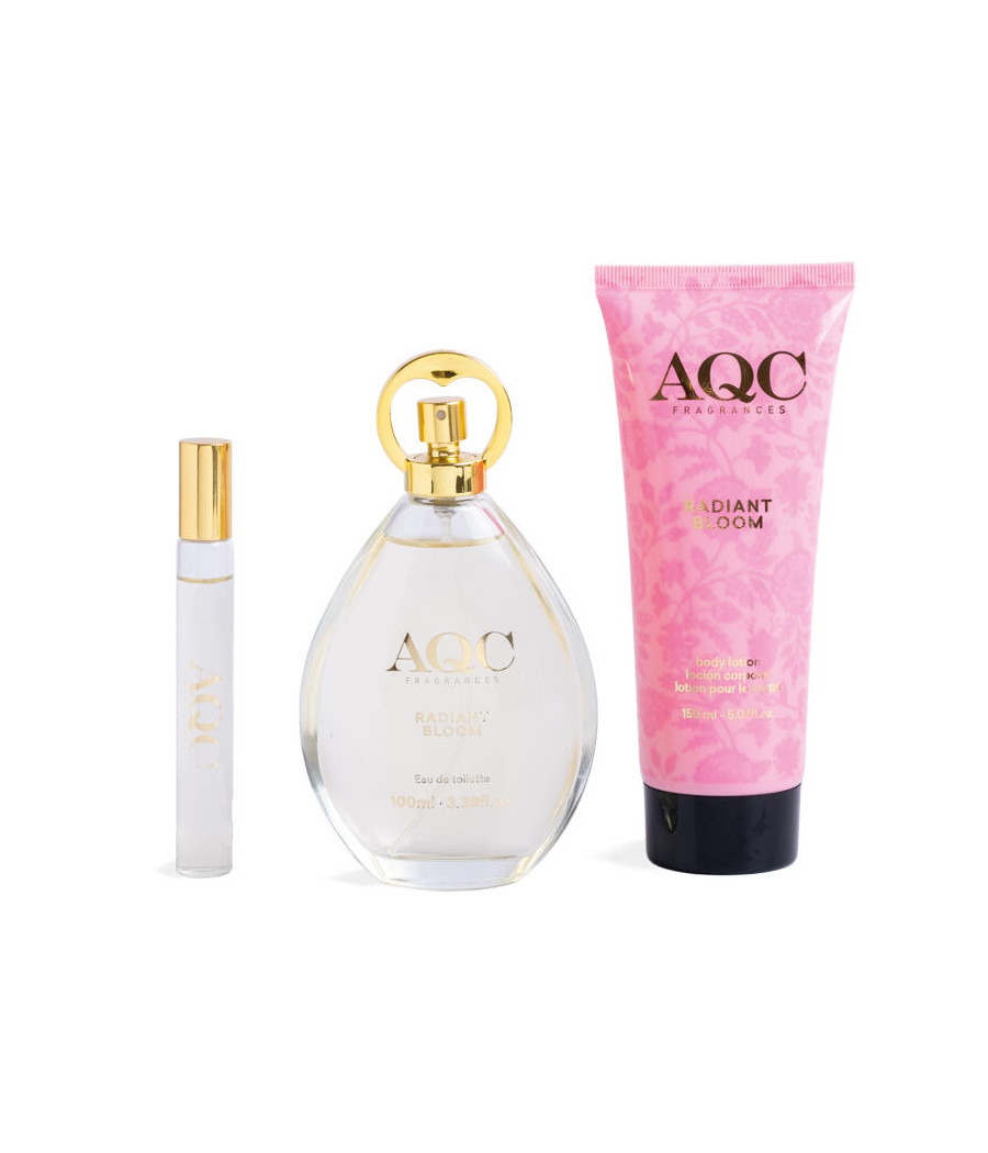 AQC FRAGRANCES SET 3PZ. BODY LOTION + FRAGRANCE+ MINISIZE