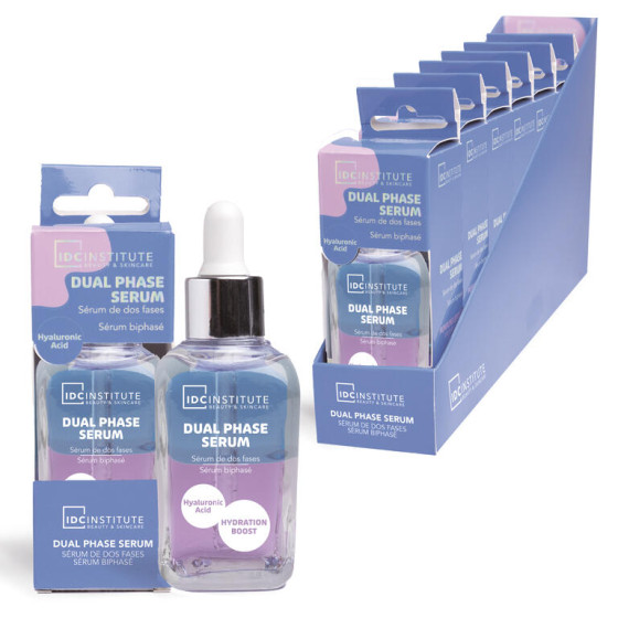 ESPOSITORE SIERO VISO BIFASICO ACIDO IALURONICO  6PZ