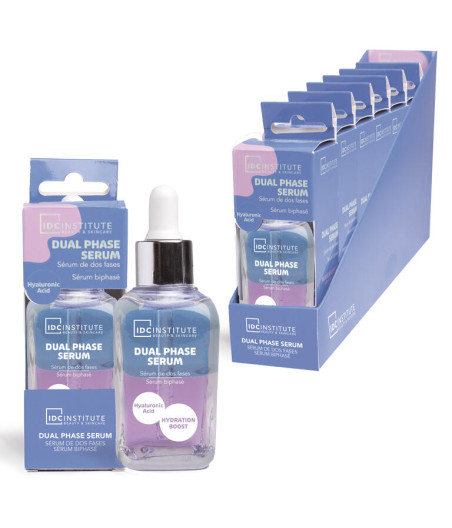 ESPOSITORE SIERO VISO BIFASICO ACIDO IALURONICO  6PZ