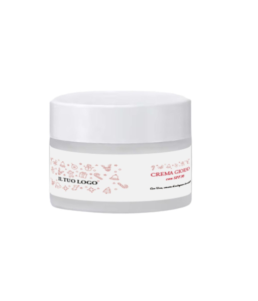 CREMA VISO GIORNO CON SPF 30 - ETICHETTA PERSONALIZZATA CREMA VISO GIORNO CON SPF 30 - ETICHETTA PERSONALIZZATA