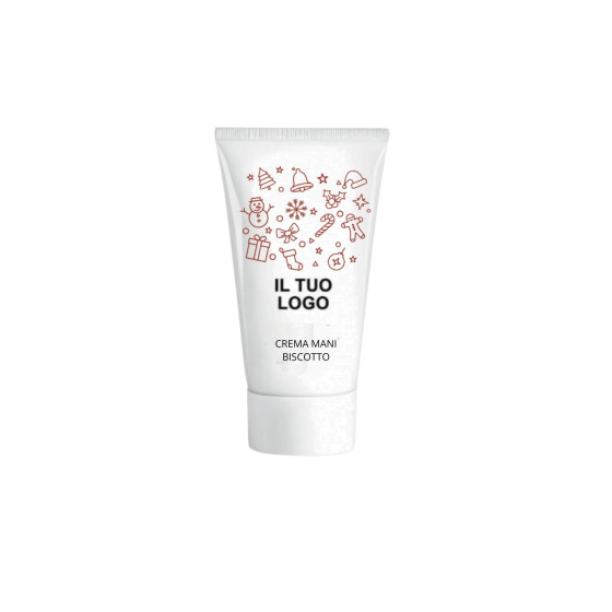 CREMA MANI NUTRIENTE BISCOTTO 50 ML- ETICHETTA PERSONALIZZATA