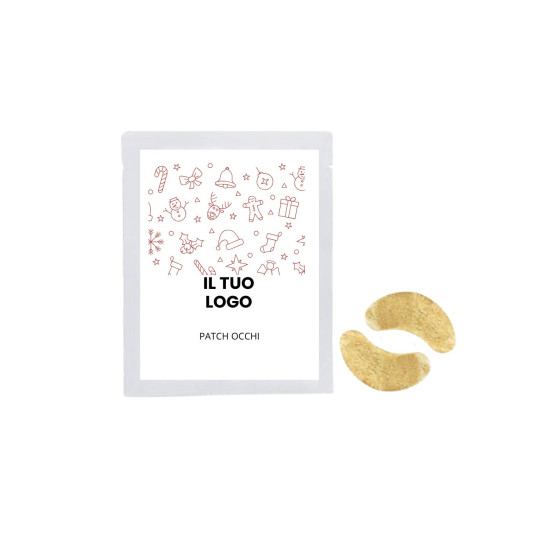 PATCH OCCHI ORO COLLOIDALE CONF. 2PZ-ETICHETTA PERSONALIZZATA