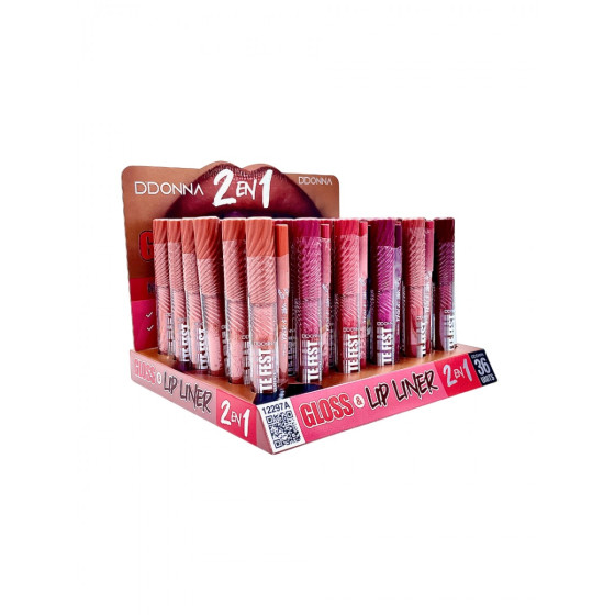 ESPOSITORE GLOSS & LIP LINER 36 PZ