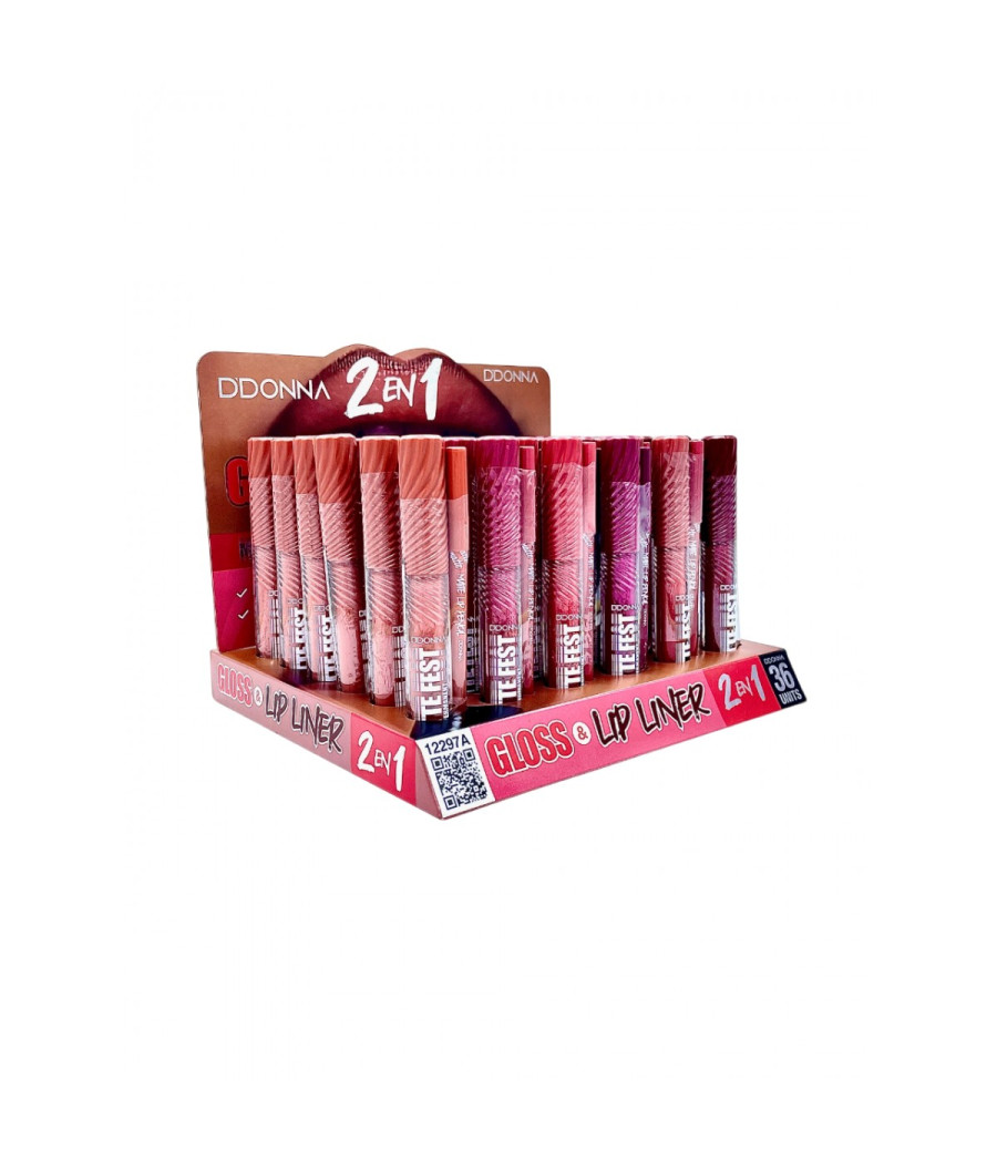 ESPOSITORE GLOSS & LIP LINER 36 PZ ESPOSITORE GLOSS & LIP LINER 36 PZ