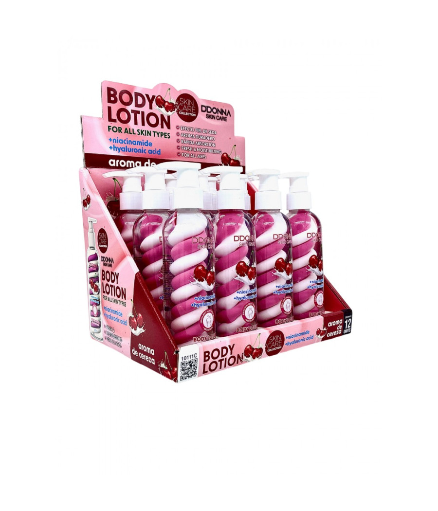 ESPOSITORE BODY LOTION CHERRY 12 PZ. ESPOSITORE BODY LOTION CHERRY 12 PZ.