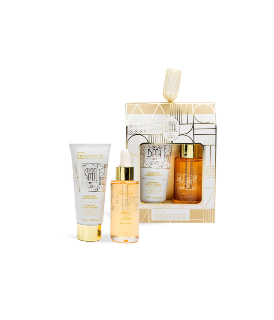 SET CORPO SCENTED BATH GOLD  2PZ. BODY LOTION+ BODY OIL