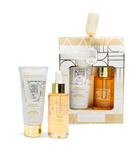 SET CORPO SCENTED BATH GOLD  2PZ. BODY LOTION+ BODY OIL