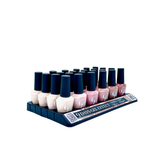 ESPOSITORE SMALTO EFFETTO GEL 24PZ. NUDE