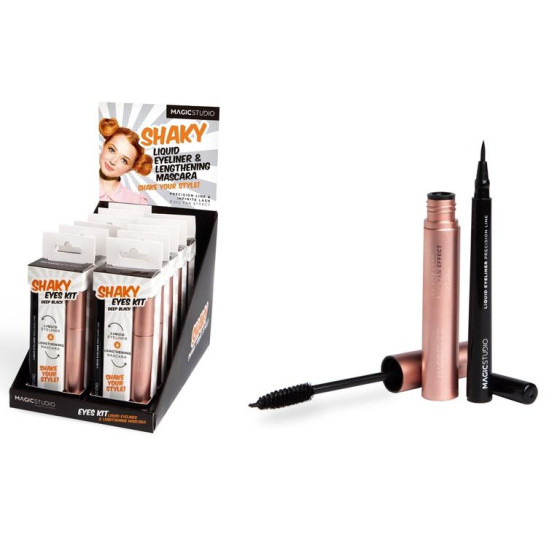 ESPOSITORE SHAKY LIQUID EYELINER & MASCARA 12PZ.