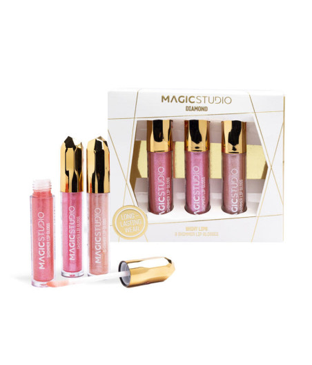 MAGIC STUDIO DIAMOND SHINY LIPS 3PZ.