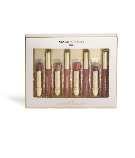 MAGIC STUDIO NUDE LIPS DUOS SETS 8PZ.