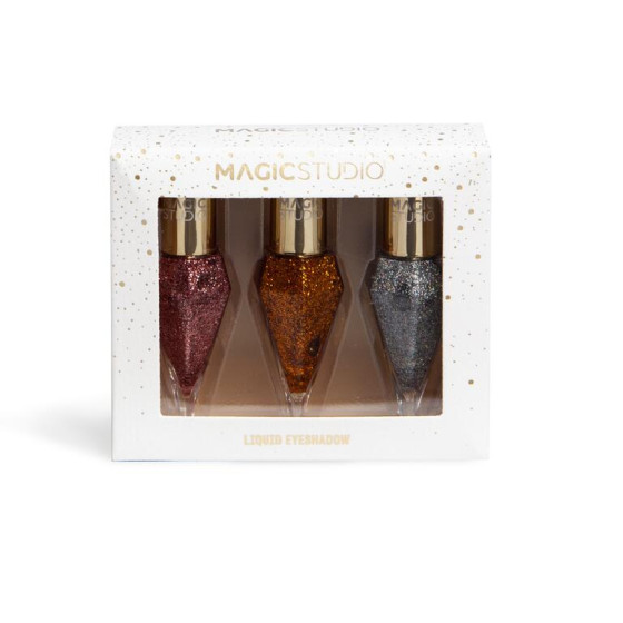 MAGIC STUDIO DIAMOND LIQUID GLITTER EYESHADOW TRIO 3PZ.