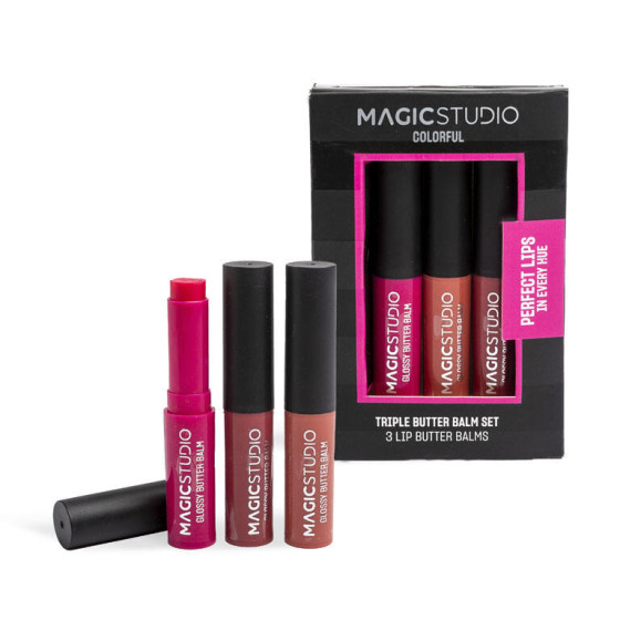 MAGIC STUDIO LIP BALM SET 3PZ.