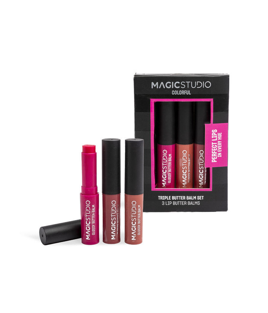 MAGIC STUDIO LIP BALM SET 3PZ.
