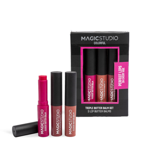 MAGIC STUDIO LIP BALM SET 3PZ.