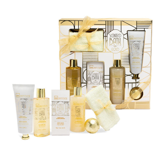 SET SCENTED BATH GOLD GIFT SET 6PZ.