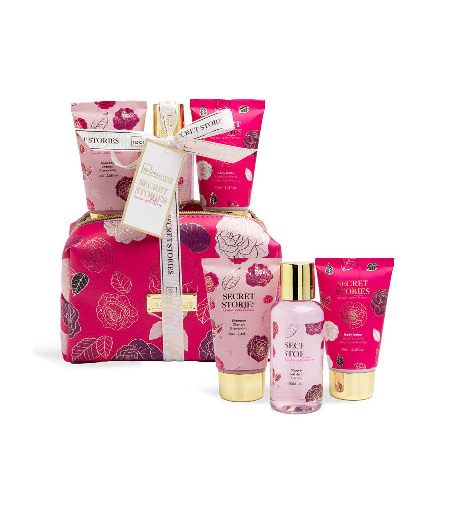 IDC INSTITUTE SECRET STORIES WASH BAG SET 4 PZ.