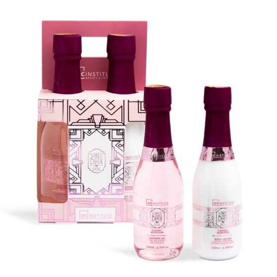 SET SCENTED BATH ROSE CHAMPAGNE SHOWER 2PZ.
