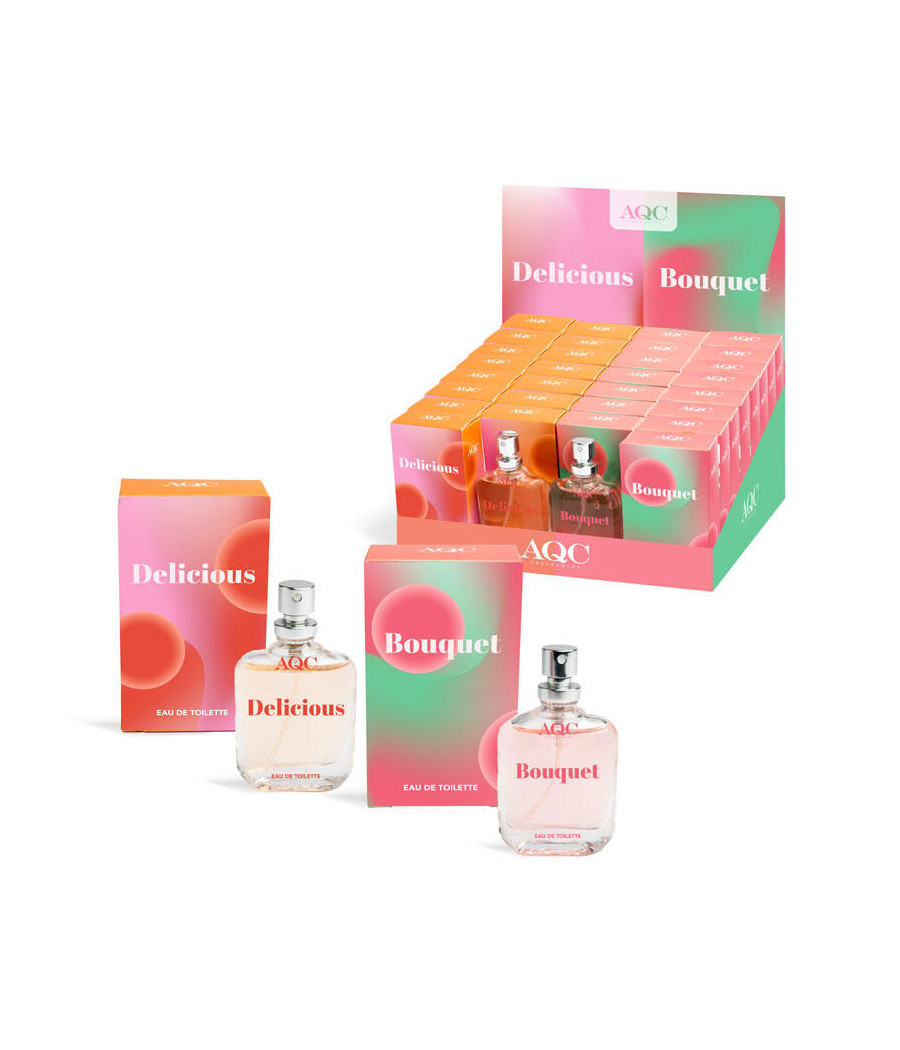 ESPOSITORE AQC FRAGRANCES EAU DE TOILETTE ASSORTED 15ml D+B 30PZ