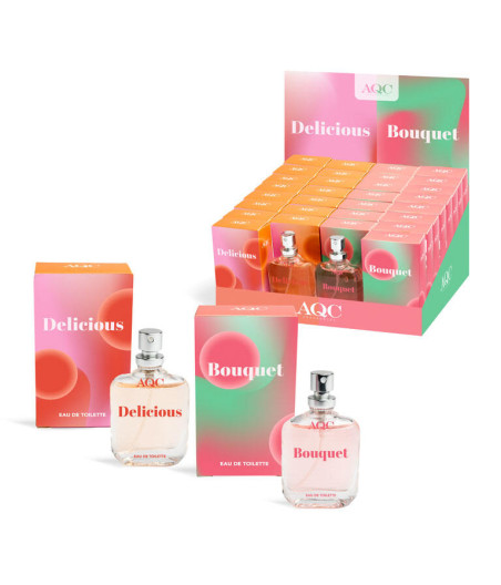 ESPOSITORE AQC FRAGRANCES EAU DE TOILETTE ASSORTED 15ml D+B 30PZ