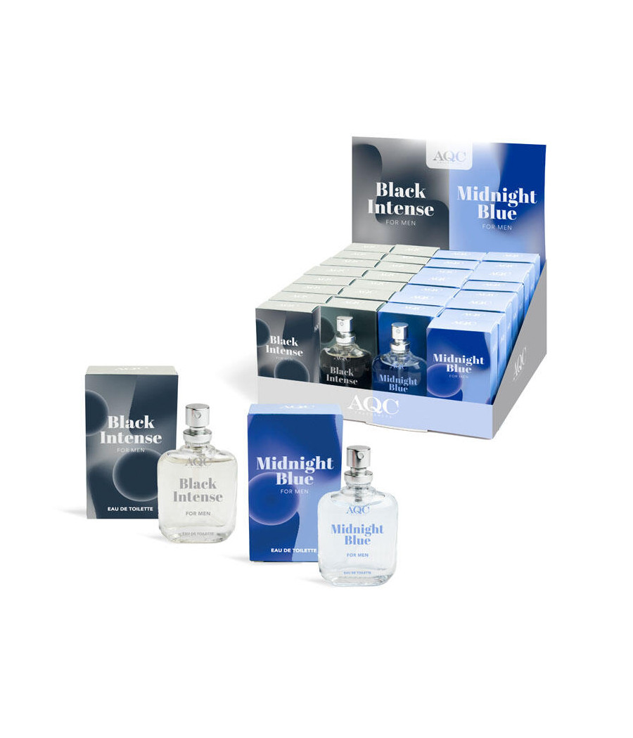 ESPOSITORE AQC FRAGRANCES EAU DE TOILETTE ASSORTED 15ml FOR MEN 30PZ