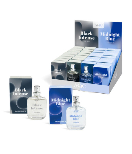 ESPOSITORE AQC FRAGRANCES EAU DE TOILETTE ASSORTED 15ml FOR MEN 30PZ