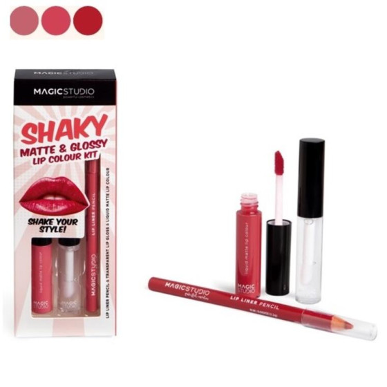 ESPOSITORE LIP TRIO MATTE (LIPSTICK+LIP LINER+LIP GLOSS) 12 PZ