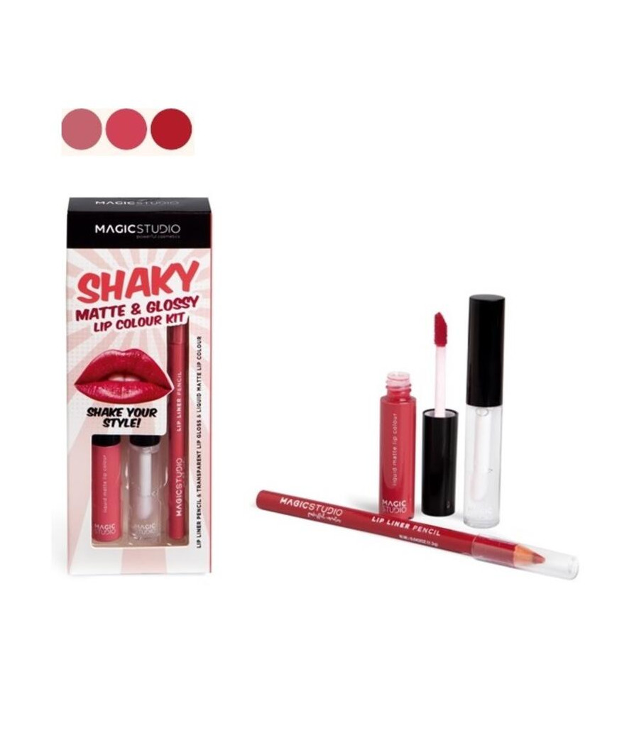 ESPOSITORE LIP TRIO MATTE (LIPSTICK+LIP LINER+LIP GLOSS) 12 PZ