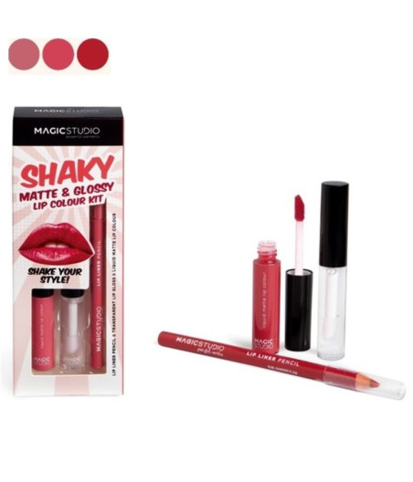 ESPOSITORE LIP TRIO MATTE (LIPSTICK+LIP LINER+LIP GLOSS) 12 PZ