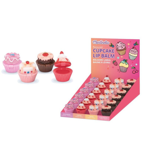 ESPOSITORE LIP BALM CUPCAKES 24PZ.