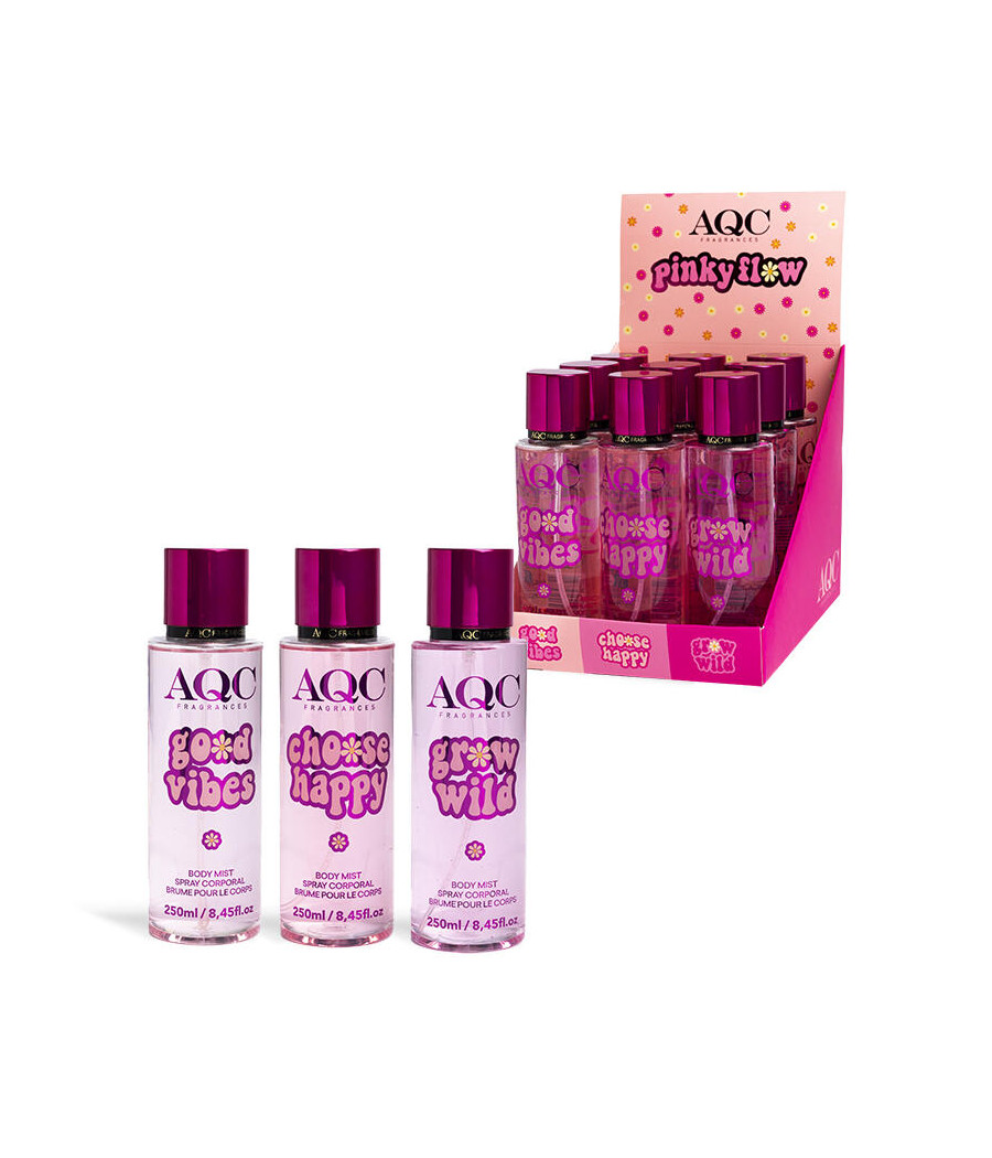ESPOSITORE AQC BODY MIST VIBES/HAPPY/WILD 250 ML 12PZ.