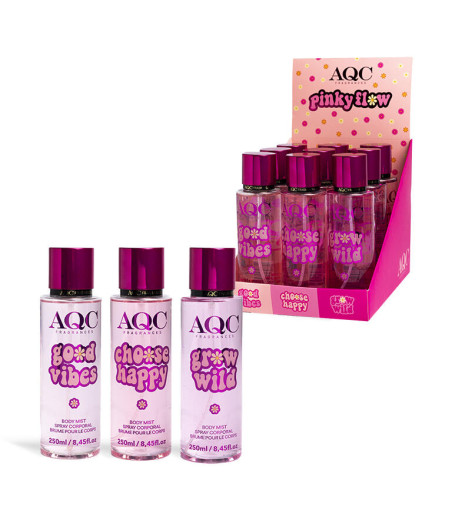ESPOSITORE AQC BODY MIST VIBES/HAPPY/WILD 250 ML 12PZ.