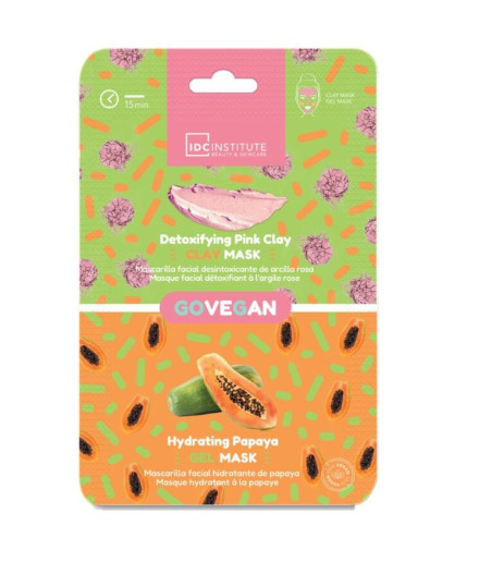 ESPOSITORE DUO MASK ARGILLA ROSA+PAPAYA 12 PZ