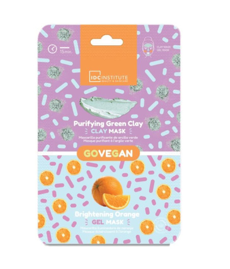 ESPOSITORE DUO MASK ARGILLA VERDE+ ARANCIA 12 PZ