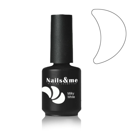 SMALTO GEL SEMIPERMANENTE MILKY WHITE (LATTIGINOSO) HEMA FREE 15 ML