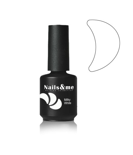 SMALTO GEL SEMIPERMANENTE MILKY WHITE (LATTIGINOSO) HEMA FREE 15 ML