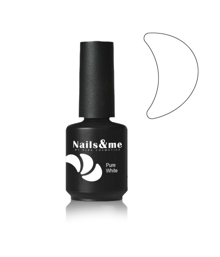 SMALTO GEL SEMIPERMANENTE PURE WHITE HEMA FREE 15 ML