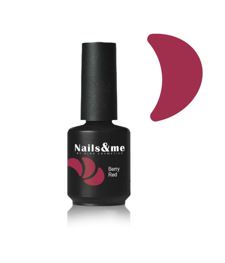 SMALTO GEL SEMIPERMANENTE BERRY RED HEMA FREE 15 ML