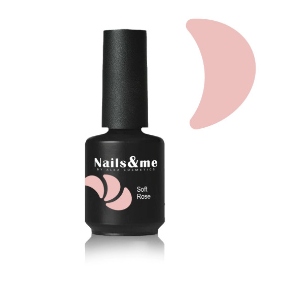 SMALTO GEL SEMIPERMANENTE SOFT ROSE HEMA FREE 15 ML