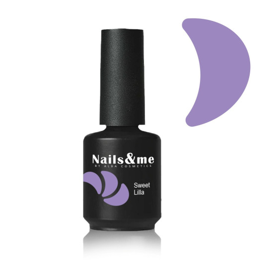 SMALTO GEL SEMIPERMANENTE SWEET LILLA HEMA FREE 15 ML