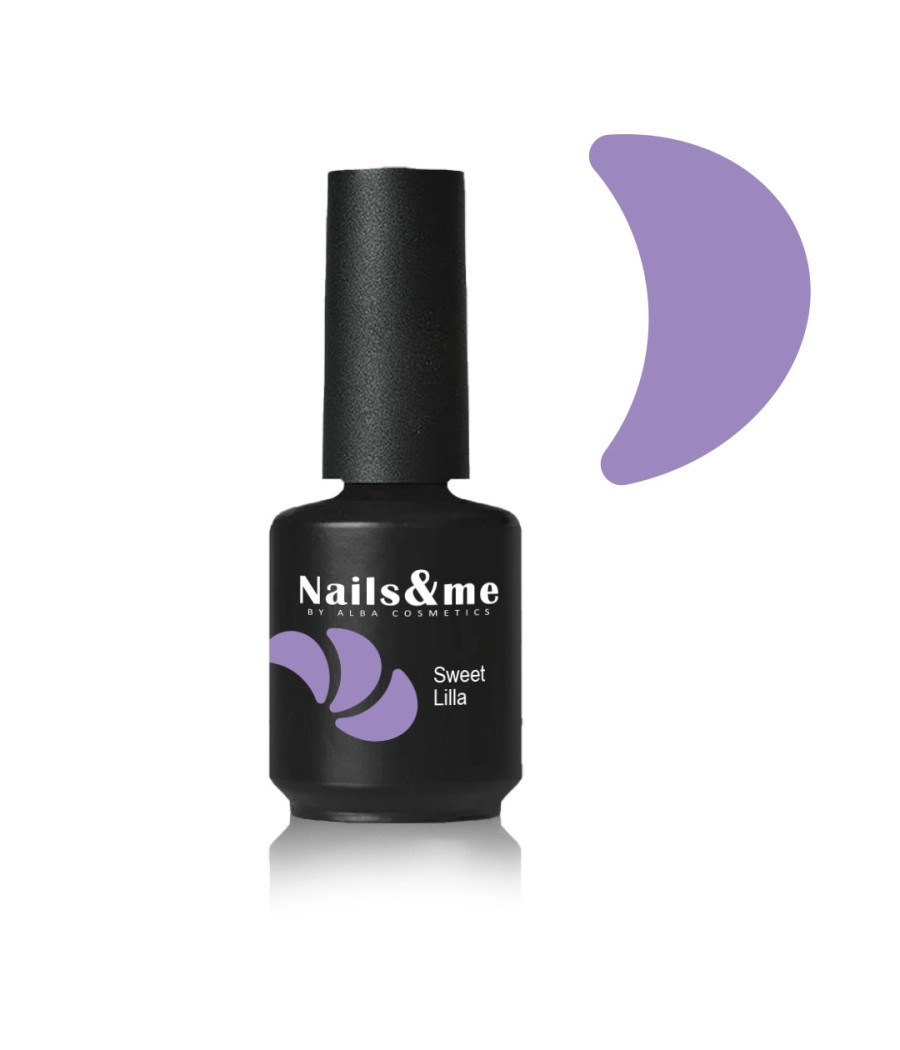 SMALTO GEL SEMIPERMANENTE SWEET LILLA HEMA FREE 15 ML