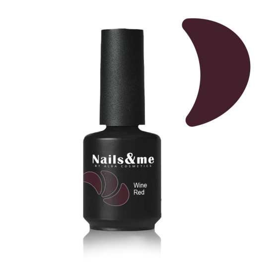 SMALTO GEL SEMIPERMANENTE WINE RED HEMA FREE 15 ML