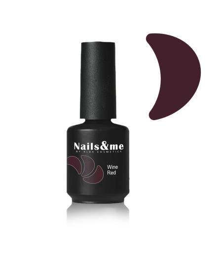 SMALTO GEL SEMIPERMANENTE WINE RED HEMA FREE 15 ML