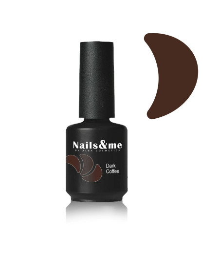 SMALTO GEL SEMIPERMANENTE DARK COFFEE HEMA FREE 15 ML