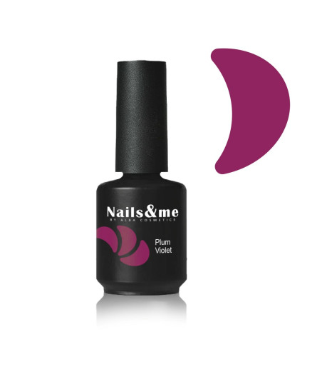 SMALTO GEL SEMIPERMANENTE PLUM VIOLET HEMA FREE 15 ML