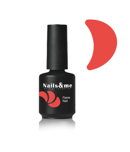 SMALTO GEL SEMIPERMANENTE FLAME RED HEMA FREE 15 ML