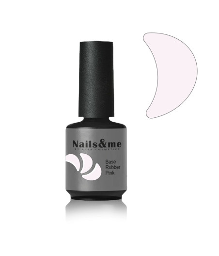 BASE RUBBER PINK SEMIPERMANENTE HEMA FREE 15 ML