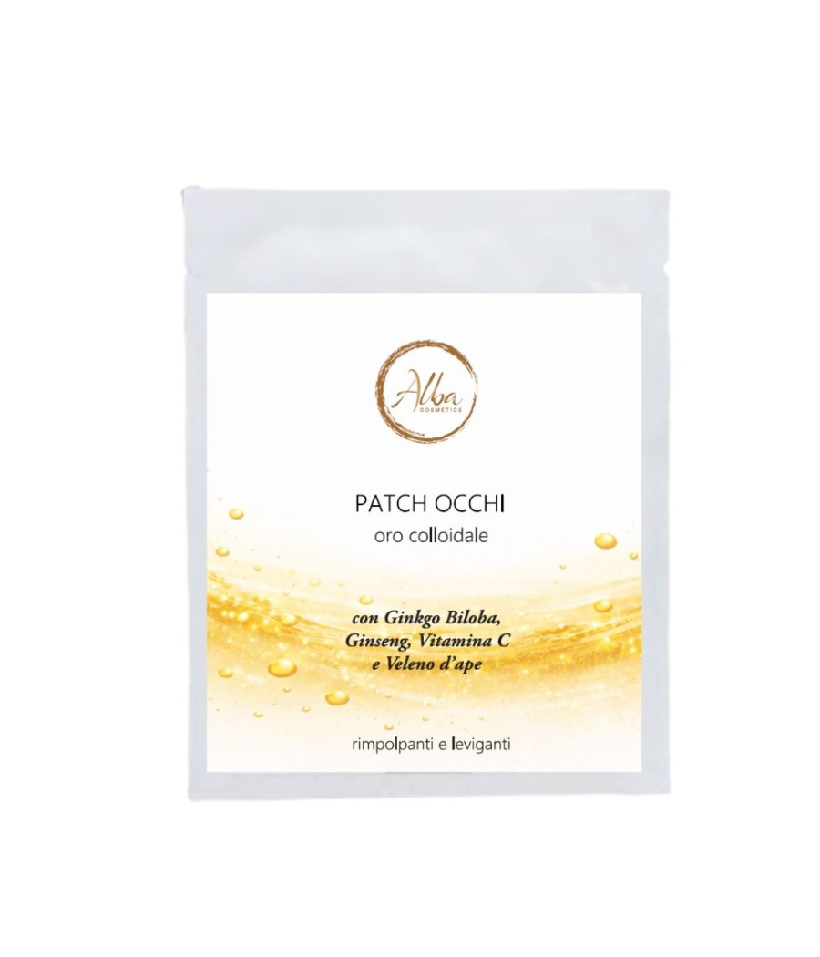 PATCH OCCHI ORO COLLOIDALE CONF. 2 PZ